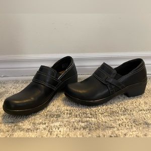 Clarks Black Leather Shoes